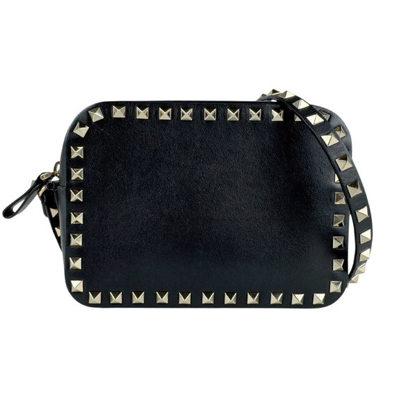 Valentino Garavani Rockstud Black Leather shoulder - Picture 1 of 5